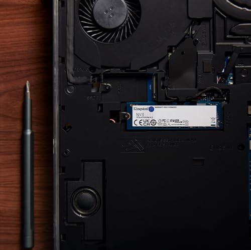 Kingston NV3 1TB M.2 2280 NVMe SSD | PCIe 4.0 Gen 4x4 | Up to 6000 MB/s | SNV3S/1000G