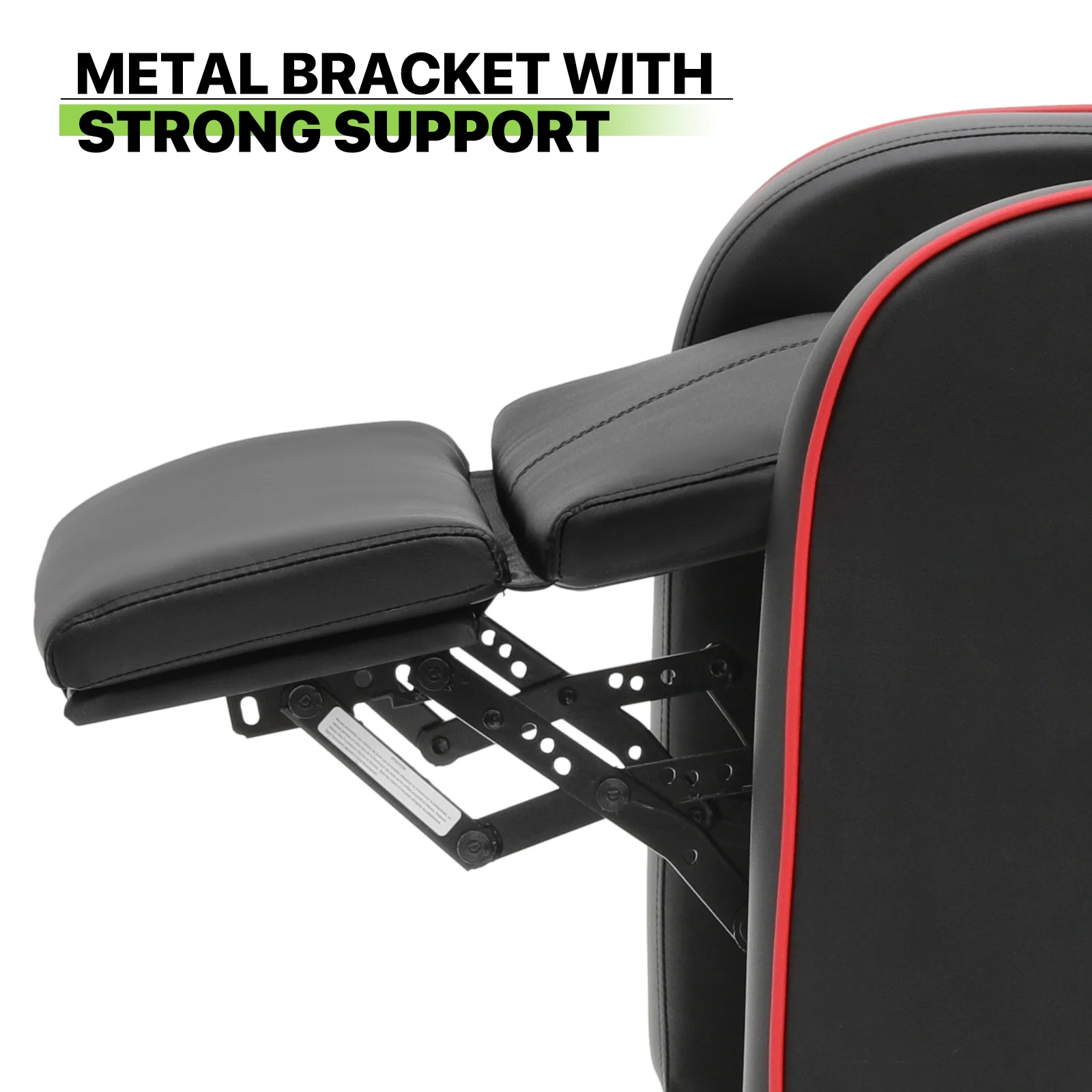 Magshion Gaming Massage Recliner Chair, Racing Style Game Lounge Chair with Footrest, Remote Control and Side Pocket, PU Leather Home Theater Seating, Red