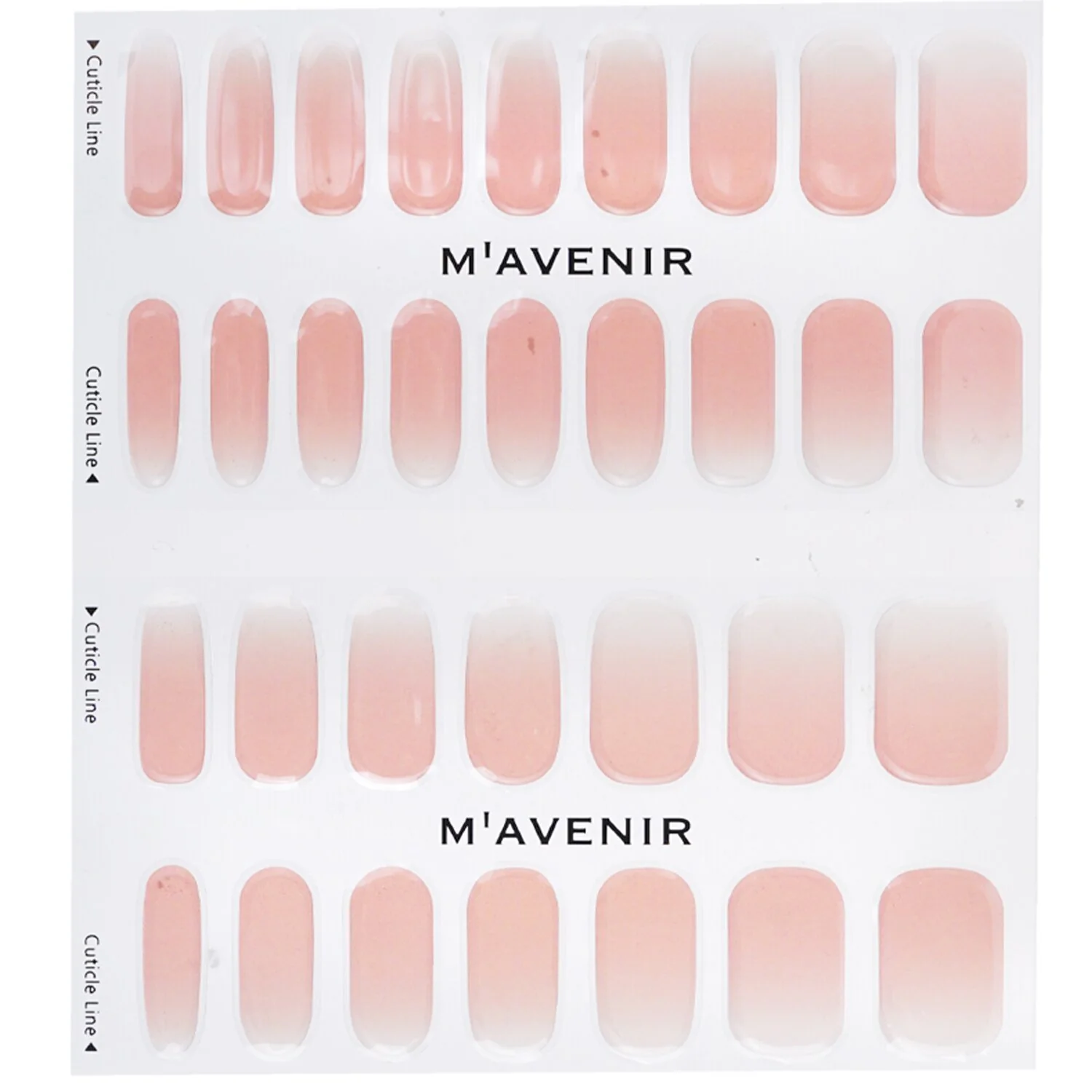 Mavenir Nail Sticker (Pink) - # Rose Quartz Marble Nail  32pcs
