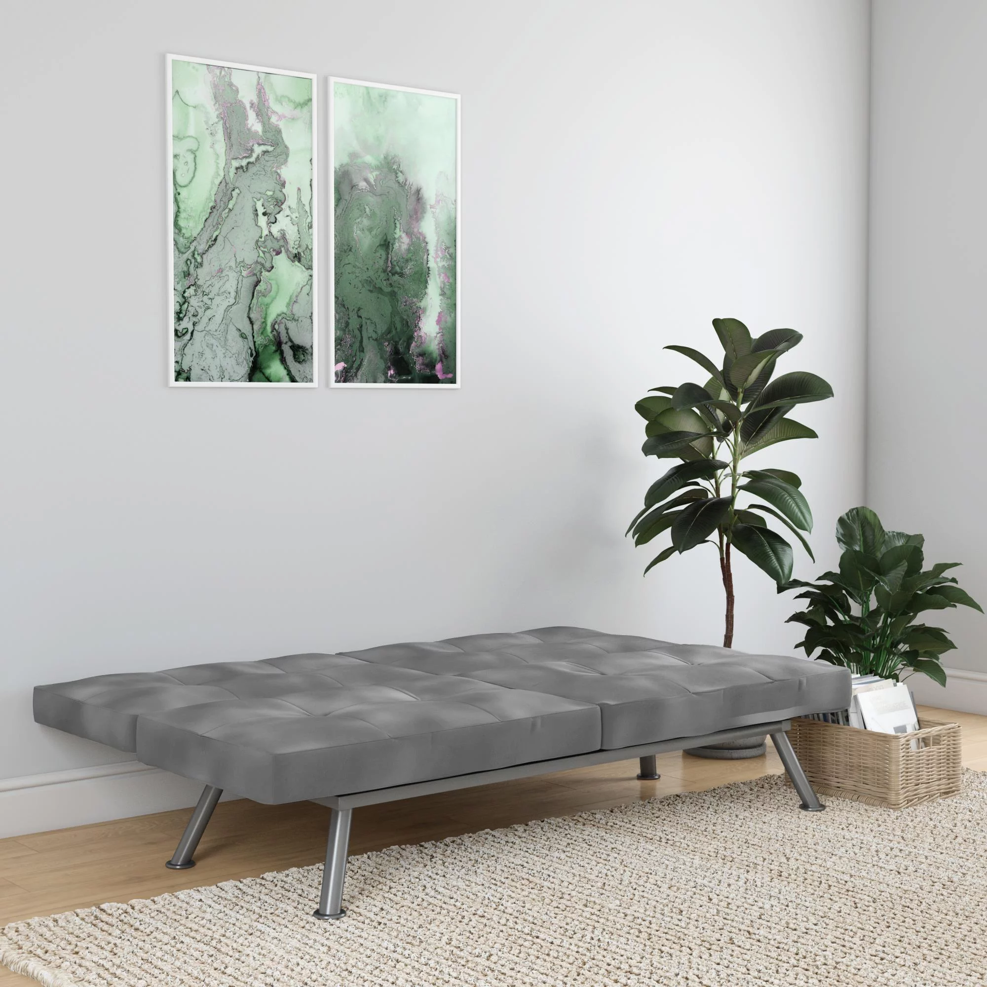 DHP Contempo Futon, Charcoal