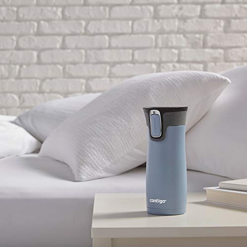 Contigo AUTOSEAL West Loop Vacuum-Insulated Stainless Steel Travel Mug with Easy-Clean Lid 20 oz Sake