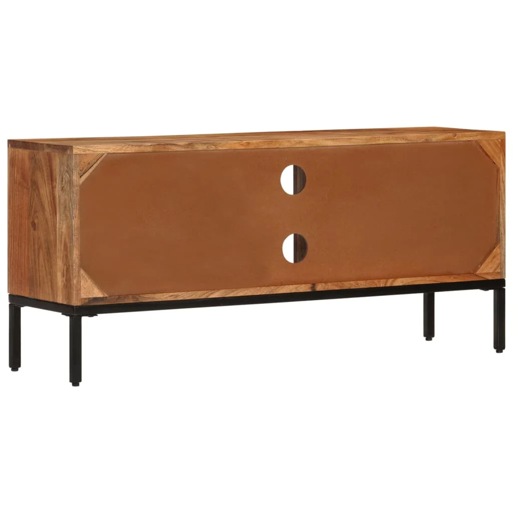 Dcenta TV Stand Honey Brown and Gray 43.3