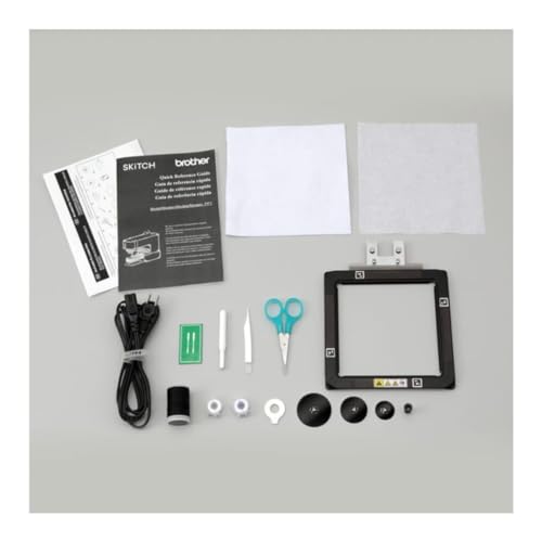 Brother Skitch Single-Needle Embroidery Machine powered by the required Artspira mobile app, 4” x 4” Embroidery Area, Bluetooth Connected