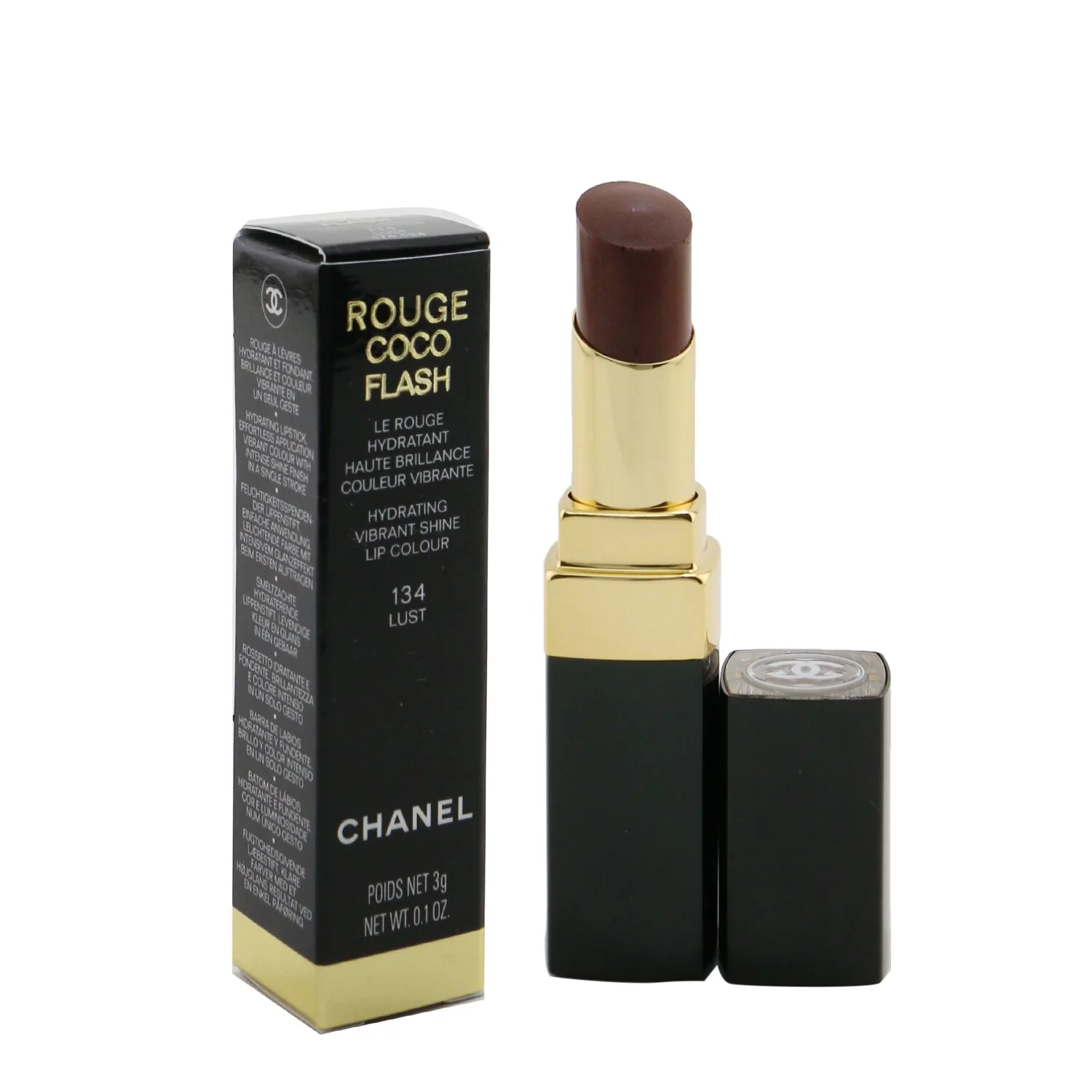 Chanel Rouge Coco Flash Hydrating Vibrant Shine Lip Colour - # 142 Crush  3g/0.1oz