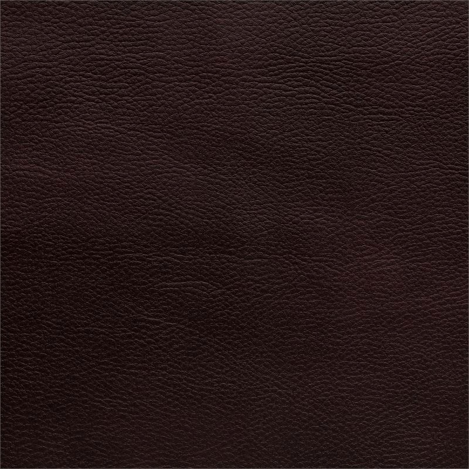 Lexicon Bastrop 3-Piece Traditional Wood & Faux Leather Sectional Set in Brown