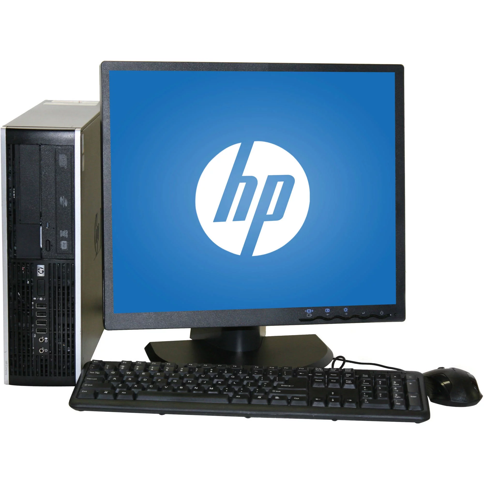 Restored HP 6000 Desktop PC with Intel Core 2 Duo Processor, 4GB Memory, 19
