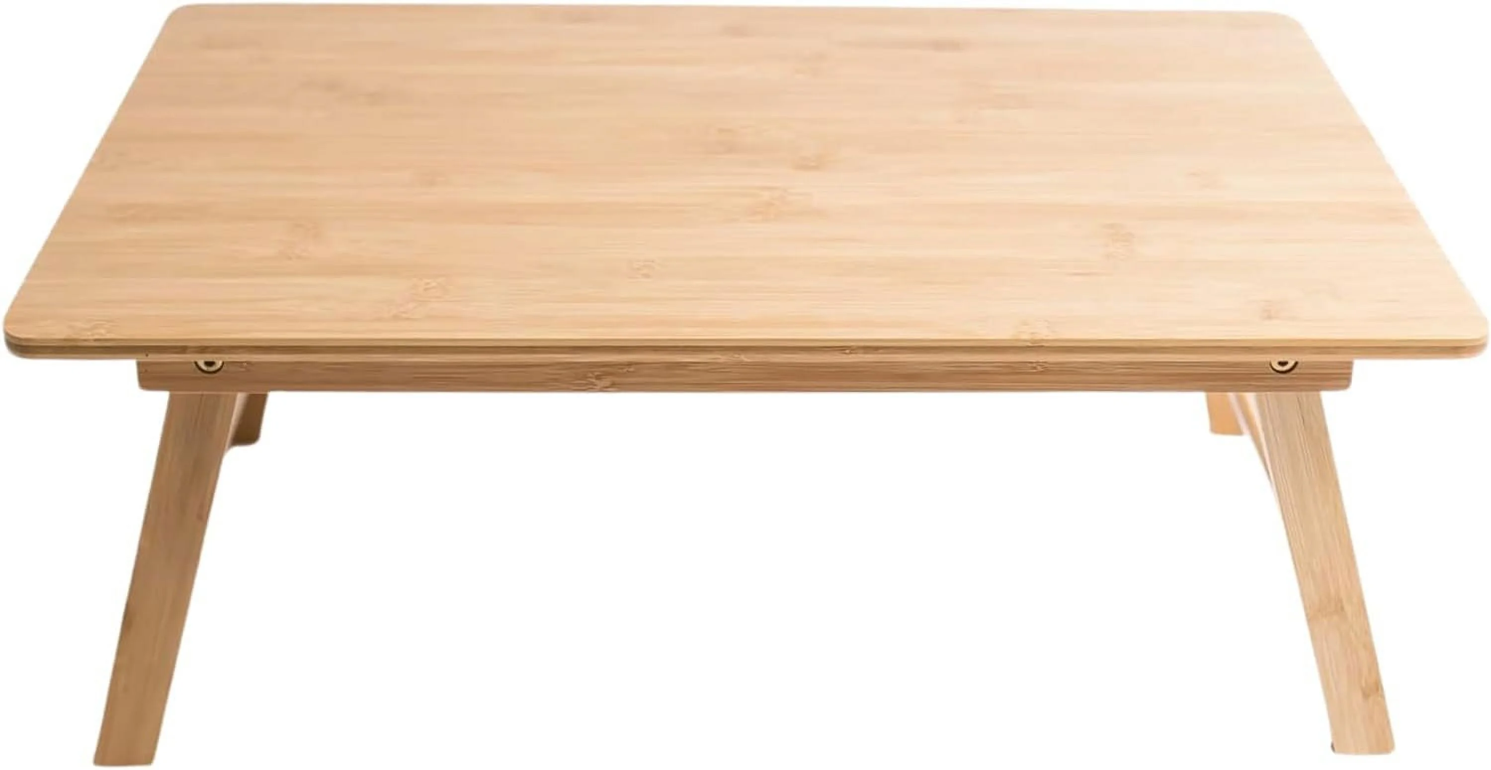 Multipurpose Natural Bamboo Foldable Low Table for Sitting on The Floor, Laptop Bed Desk- Portable Lap Bed Tray- Foldable Low Coffee Table- Serving Tray for Eating, Reading, Working, and Drawing