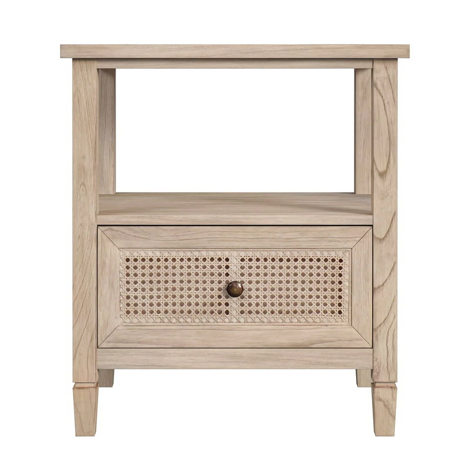Butler Specialty Company Flagstaff 1 Drawer Cane and Wood Nightstand - Natural