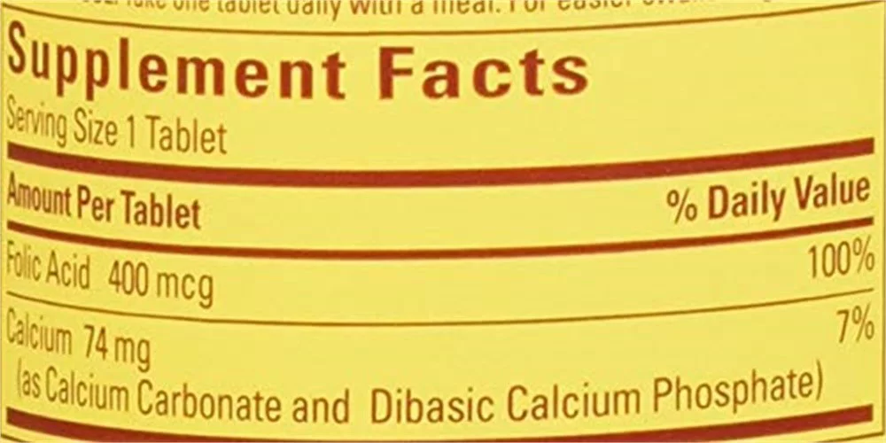 Folic Acid 400 mcg Tablets 2 250 Each - (Pack of 3)