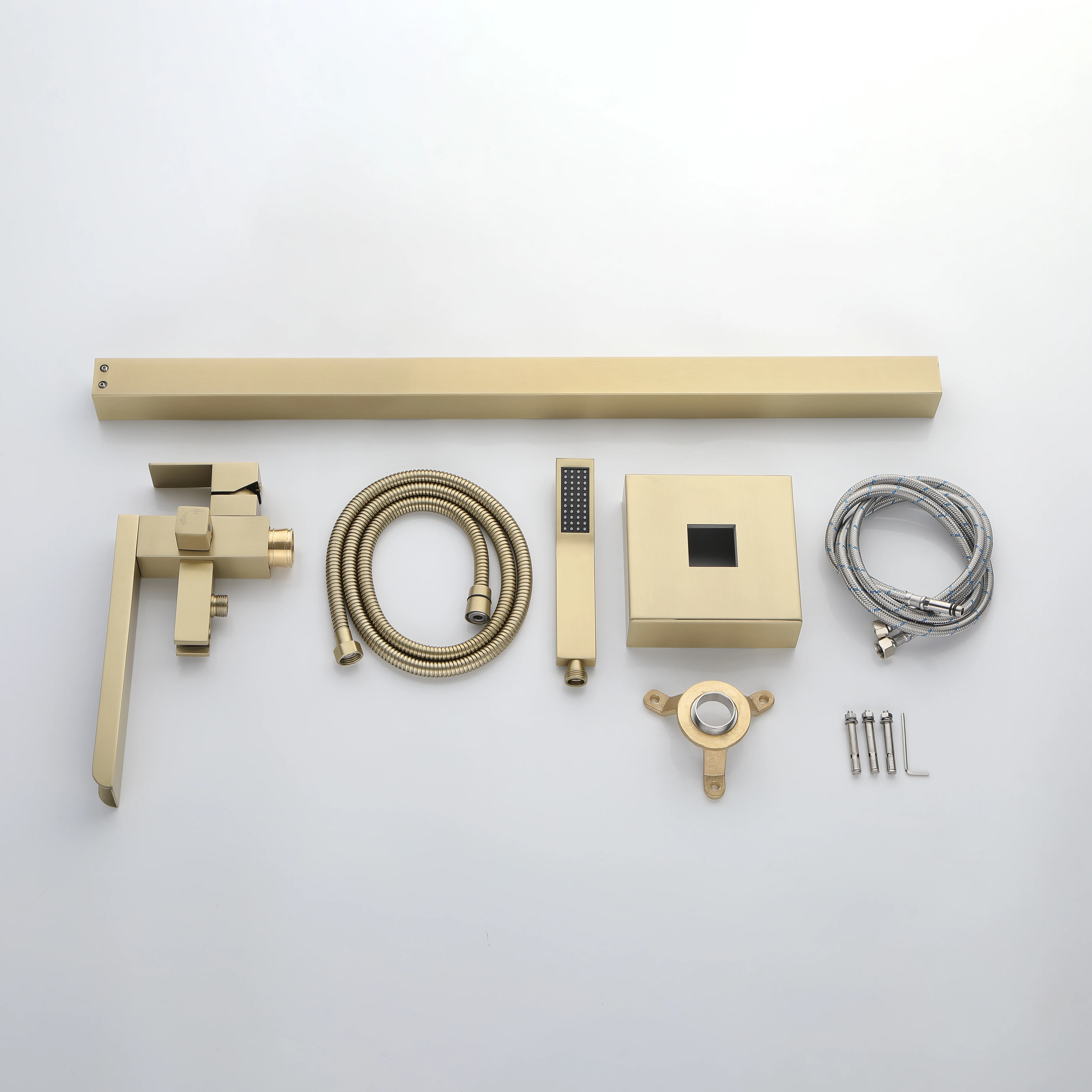 Matte Black Freestanding Tub Faucet with Handshower - 12.59 - Elegance and functionality for your bathroom!