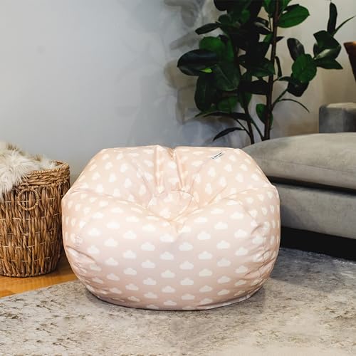 Big Joe Classic Bean Bag Chair, Sapphire Smartmax, Durable Polyester Nylon Blend, 2 feet Round