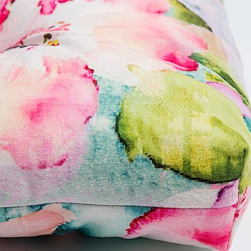 2-Pack Outdoor/Indoor Wicker Patio Seat Cushion Pad with Ties - Dining Chair Cushion, 17