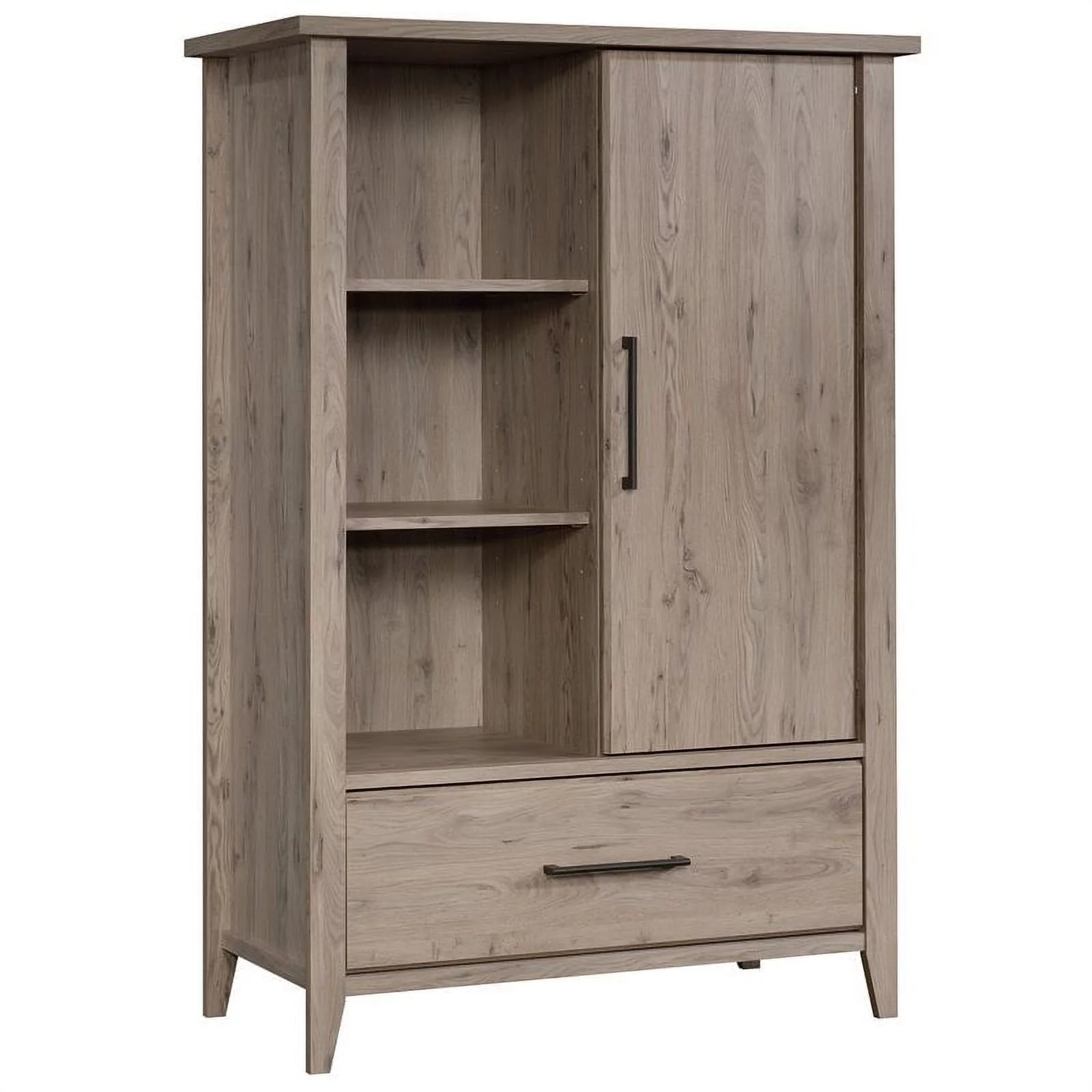 Allora Contemporary Wood Bedroom Armoire in Laurel Oak