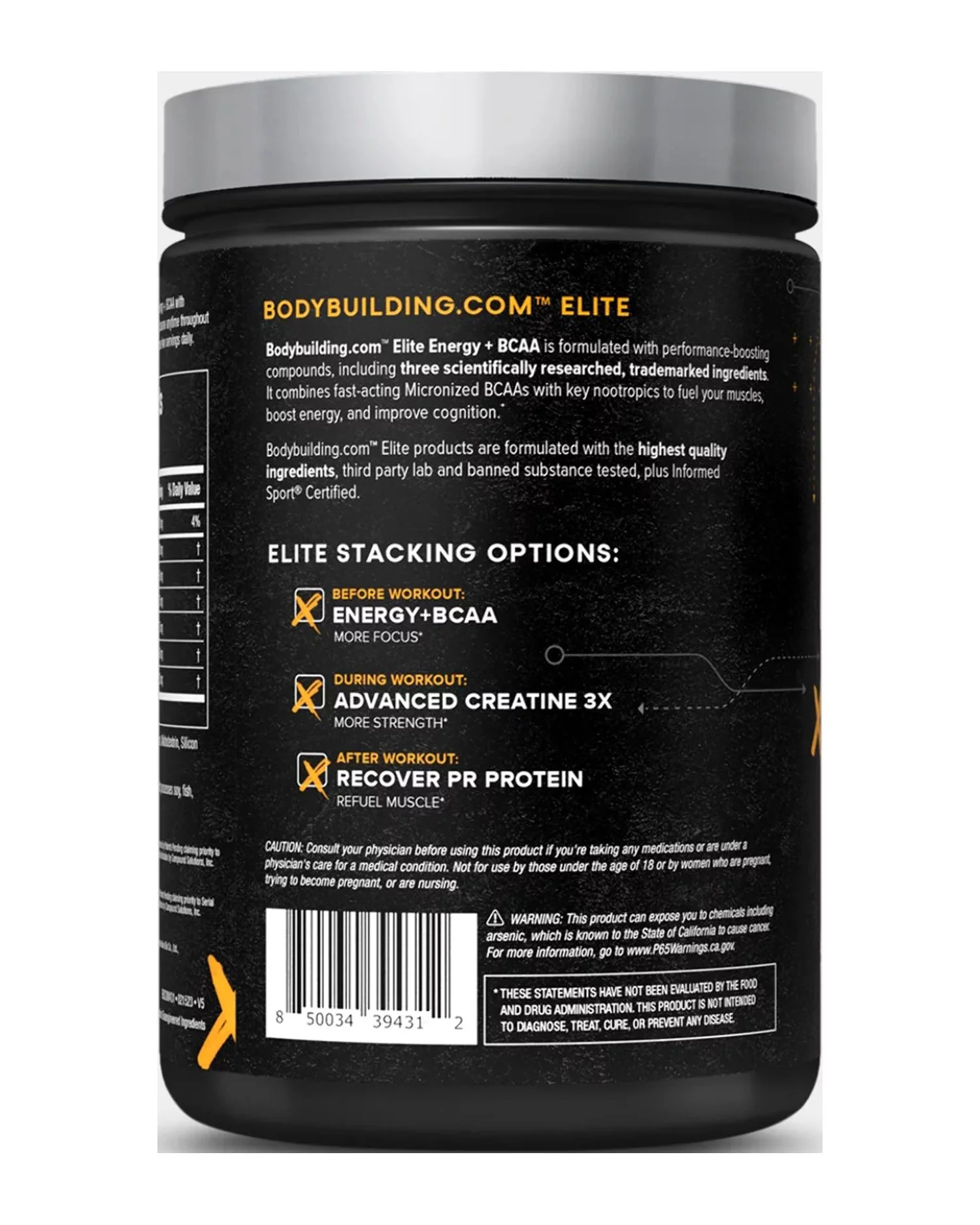 Bodybuilding.com ELITE Energy + BCAA