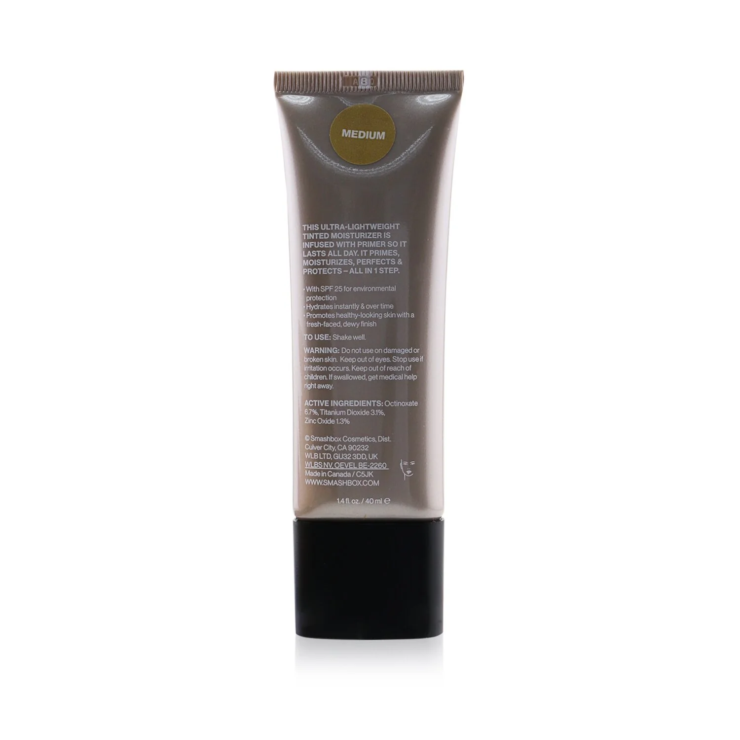Smashbox Halo Healthy Glow All In One Tinted Moisturizer SPF 25 - # Medium Tan  40ml/1.4oz