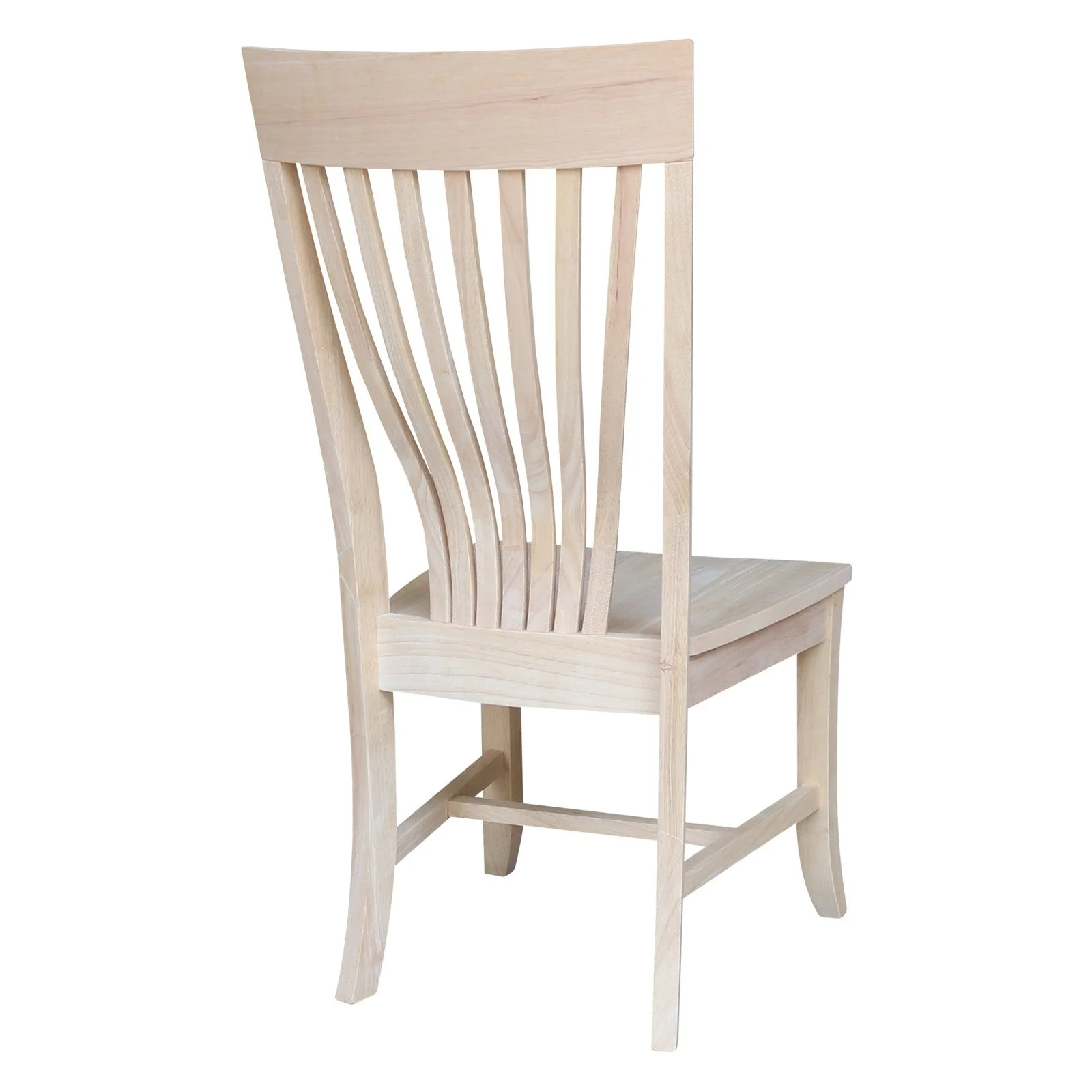 Amanda Solid Wood Chairs - Set of 2 - Unfinished