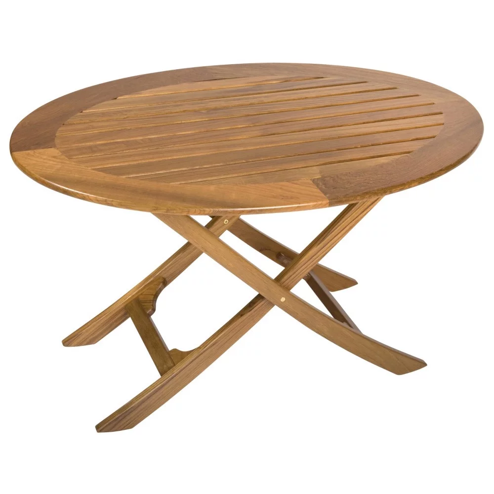 Whitecap 63037 Teak Rembrandt Table Oval Slat Top