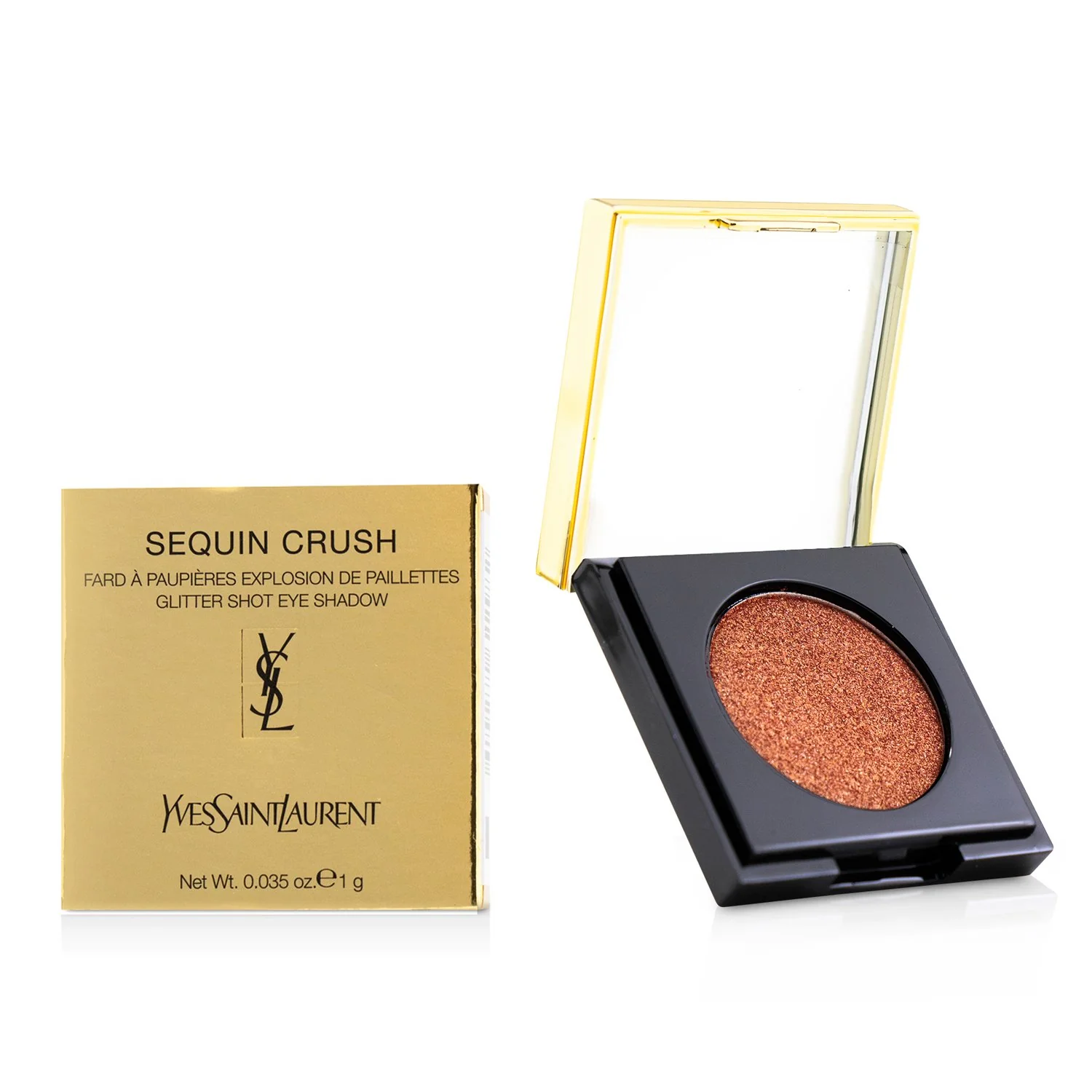 Yves Saint Laurent Sequin Crush Glitter Shot Eye Shadow - # 2 Empowered Silver  1g/0.035oz