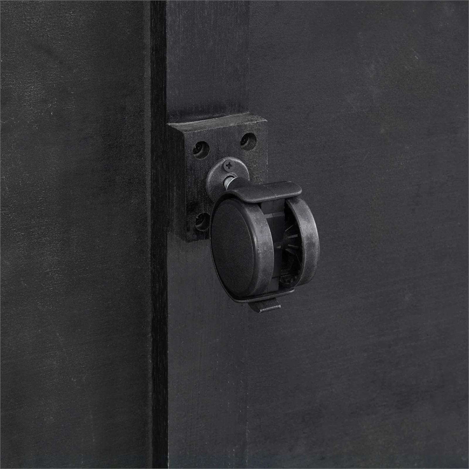 Home Square 3 Piece Set with Coffee Table and 2 End Tables in Black