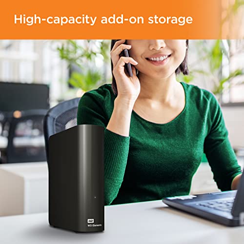 WD 2TB Elements Portable External Hard Drive for Windows, USB 3.2 Gen 1/USB 3.0 for PC & Mac, Plug and Play Ready - WDBU6Y0020BBK-WESN