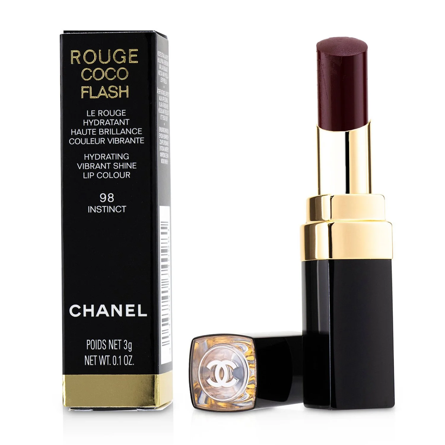 Chanel Rouge Coco Flash Hydrating Vibrant Shine Lip Colour - # 142 Crush  3g/0.1oz