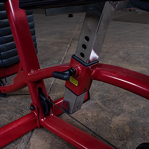 by Body-Solid (BFMG30) Multi-Station Single Weight Stack Home Gym Machine, Arm & Leg Strength Training Functional Exercise, Red