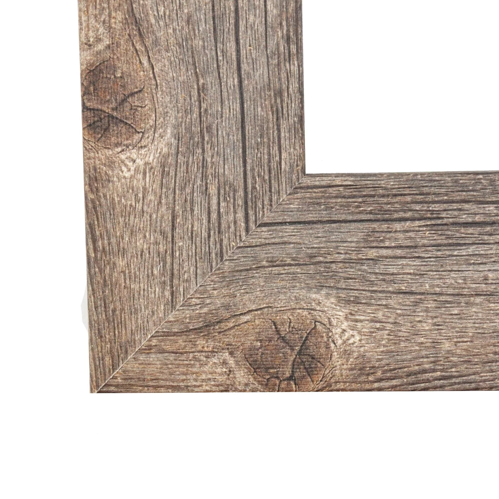 BrandtWorks Urban Frontier Rectangular Barnwood Slim Floor Mirror