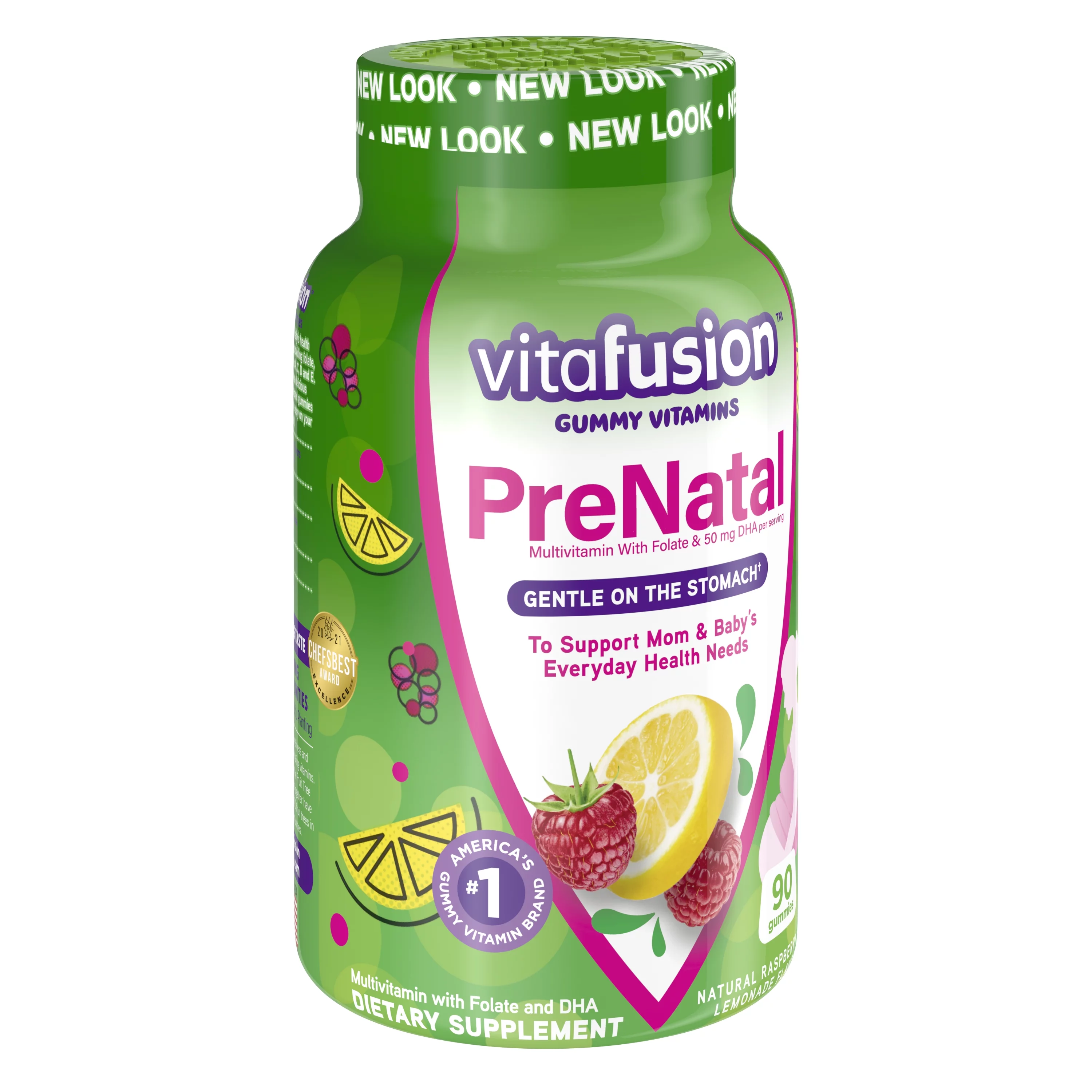 Vitafusion Prenatal Gummy Chews, 90 CT (Pack of 3)