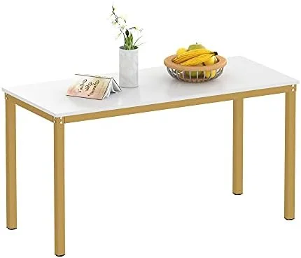 RUNFAYBIU Dining Table Kitchen Table Multifuntional Desk for Living Room  Dining Room Home Office (47.24\u201D  Black)