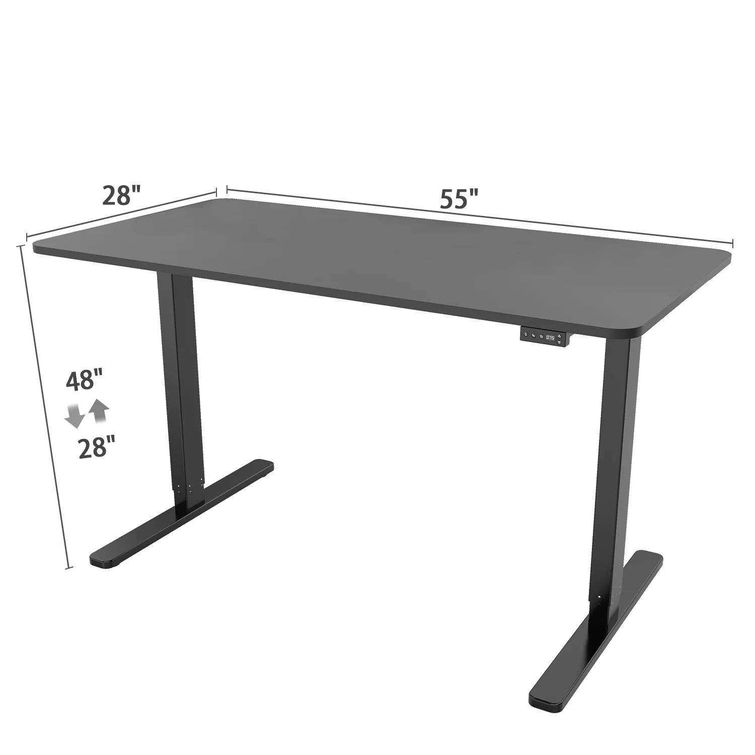 Yangming Home Office Height Adjustable Standing Desk 48