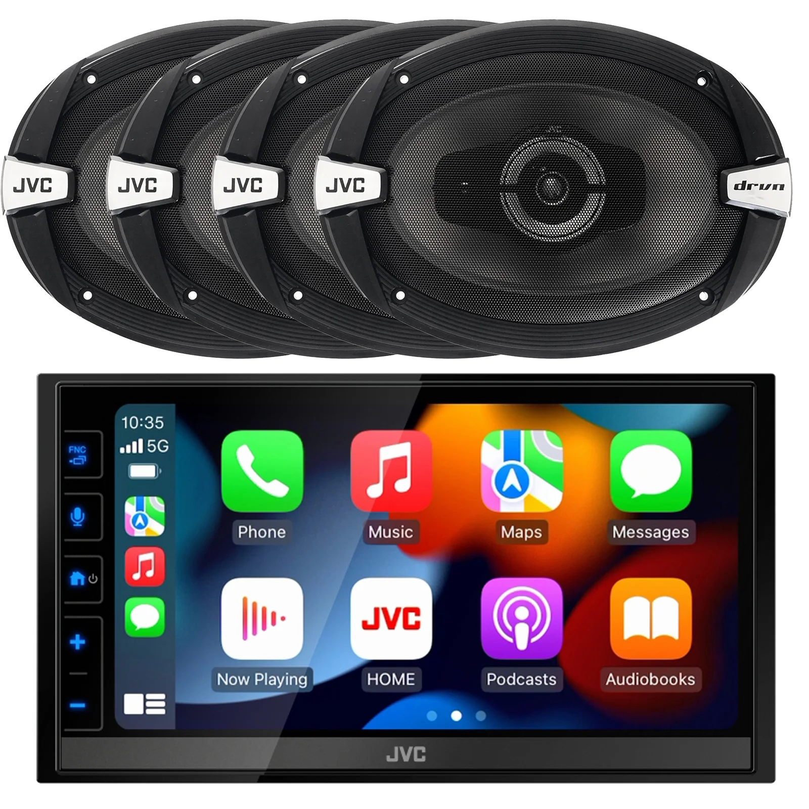 JVC Double DIN In-Dash 6.8