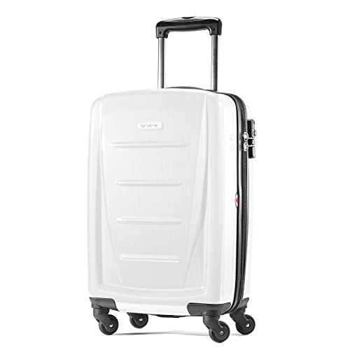 Samsonite Winfield 2 Hardside Expandable Luggage with Spinner Wheels, Brushed Anthracite, Checked-Large 28-Inch