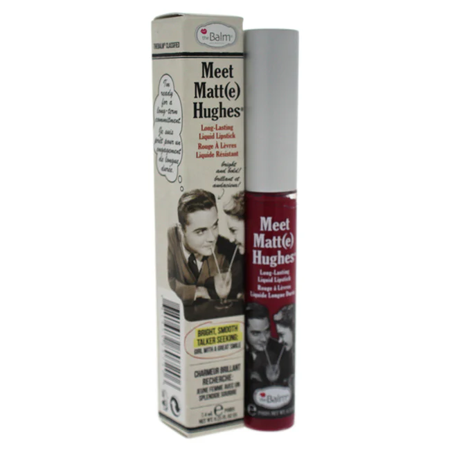 Meet Matte Hughes Long Lasting Liquid Lipstick - Dedicated by the Balm for Women - 0.25 oz Lip Gloss