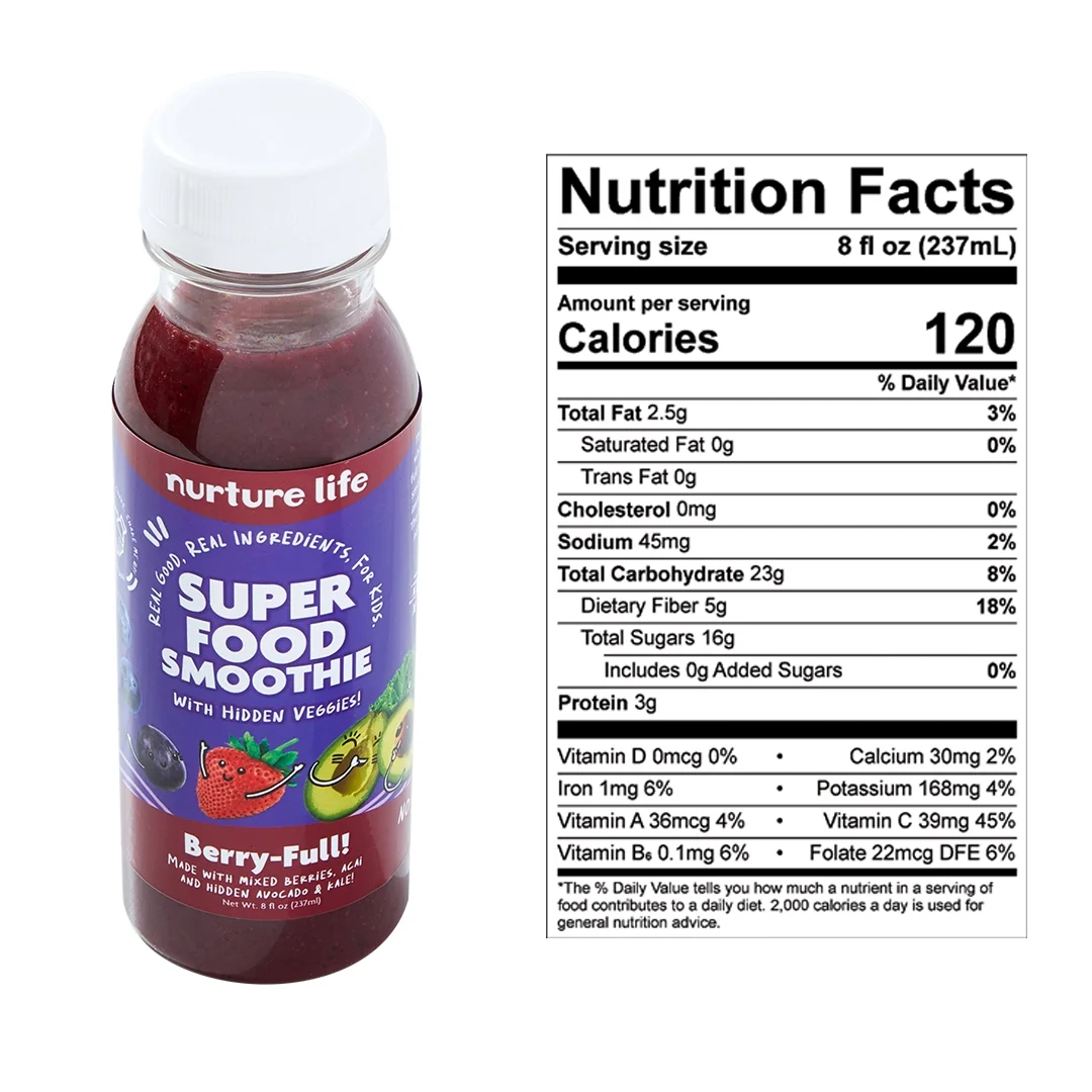 Nurture Life Baby, Toddler & Kids 12-Berry-Full! Superfood Smoothies