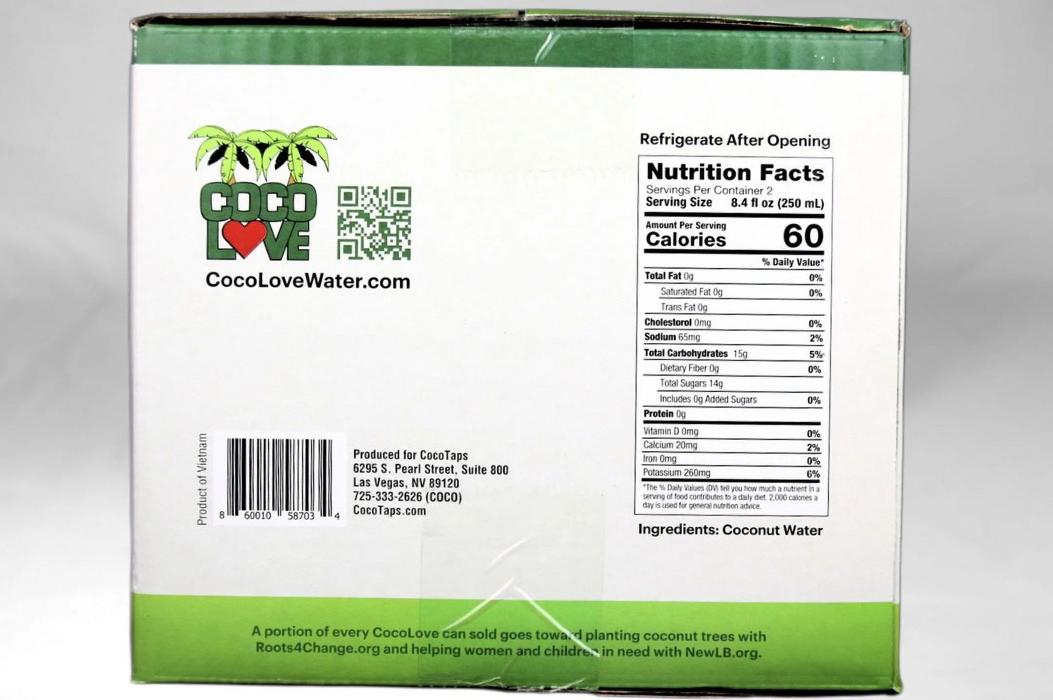 Coco Love Coconut Water,  16.9 Fl oz, 12 Count