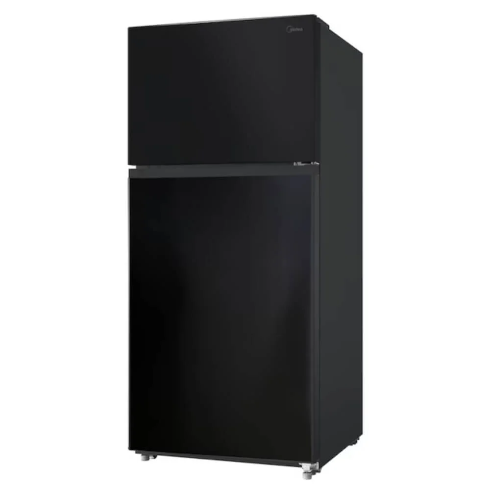 Midea MRT18S3ABB 18 Cu. Ft. Black Top Freezer Freestanding Refrigerator