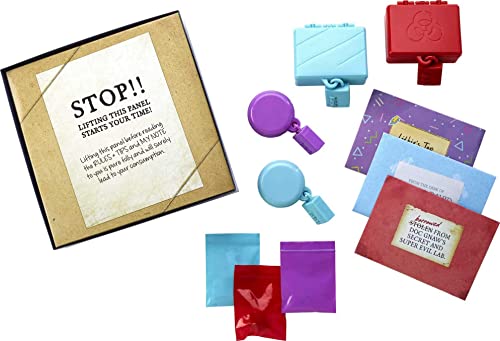 Mattel Games Escape Room in a Box: Flashback, Escape Room Game with 19 Puzzles and 4 Locks, Can Pair with Amazon Alexa, for Adults and Teens 13 Years Old and Up