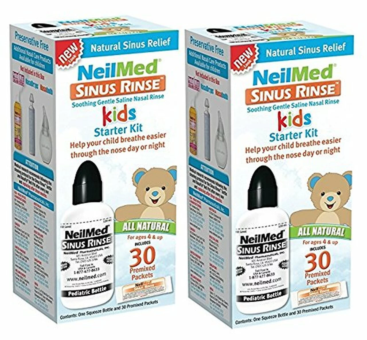 NeilMed Sinus Rinse Pediatric Starter Kit 1 Each (Pack of 2)
