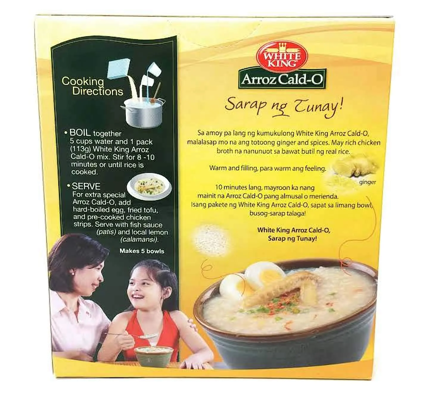 Arroz Cald-O Chicken Rice Porridge, Net Wt 113G (0.25Lb) Per Box, 3 Pack