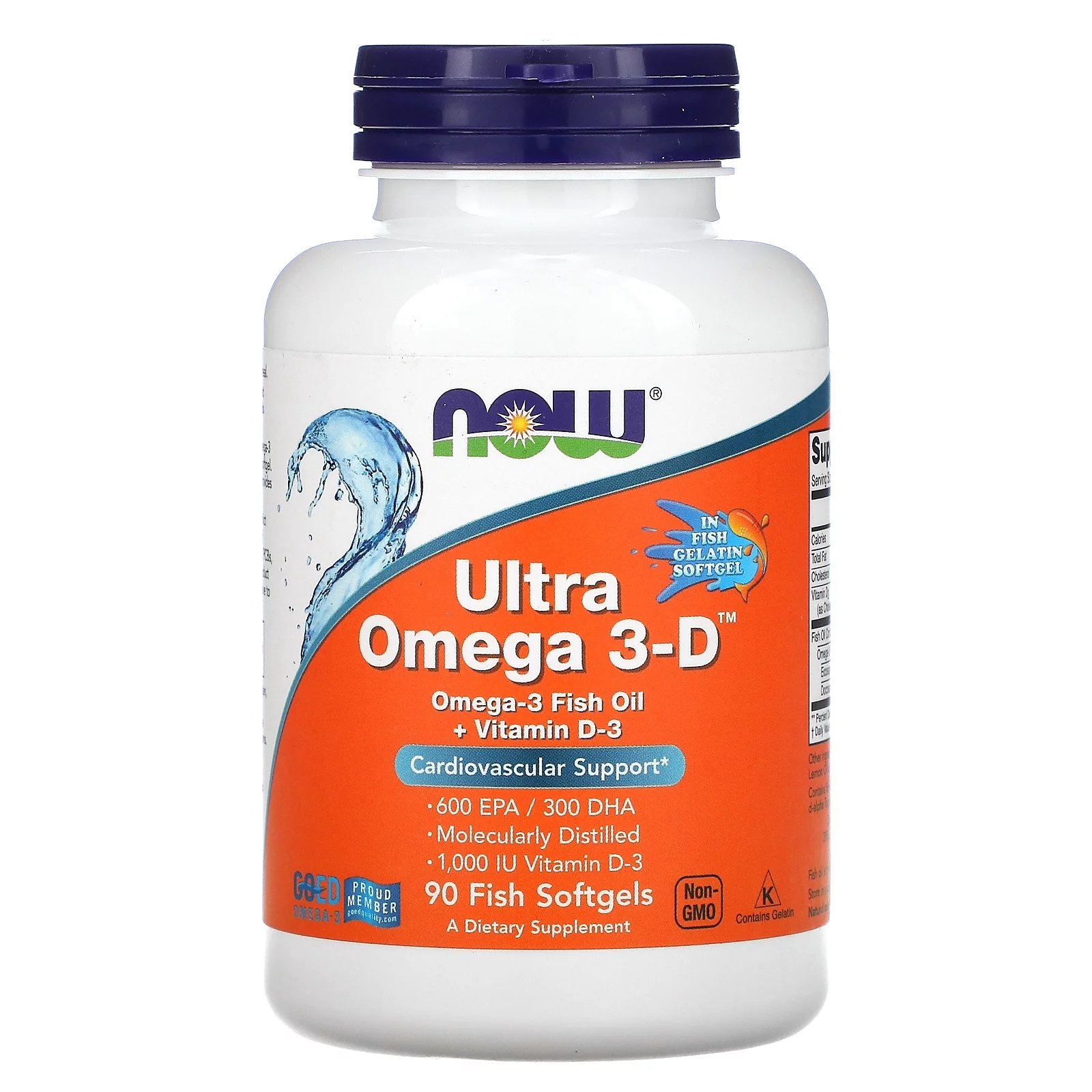 NOW Foods - Ultra Omega 3D - 90 Softgels