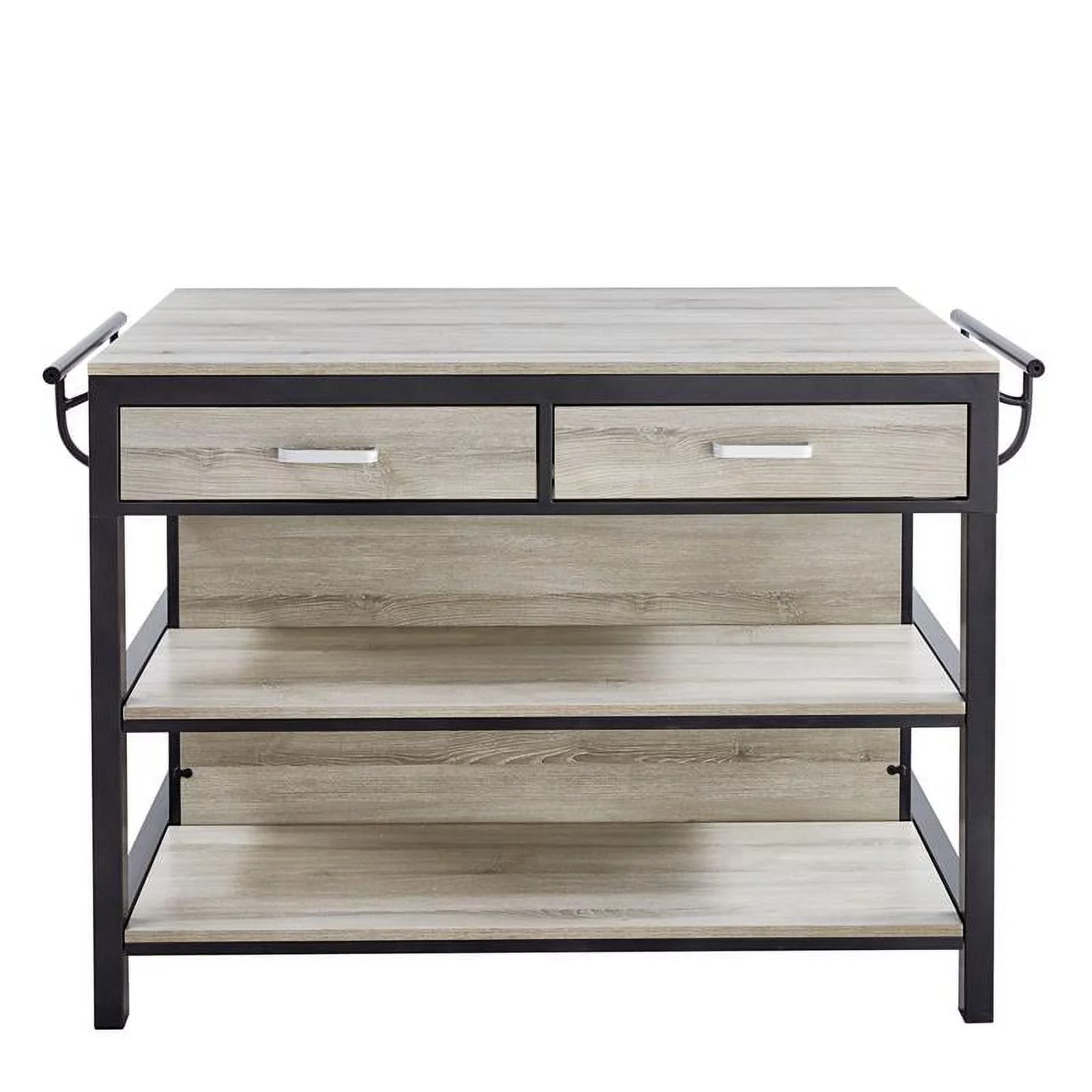 Steve Silver Carson Counter Height Dining Table in Weathered Driftwood