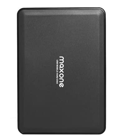 Maxone Portable External Hard Drives 500GB-USB 3.0 2.5'' HDD Backup Storage, Compatible with PC, Desktop, Laptop, Black