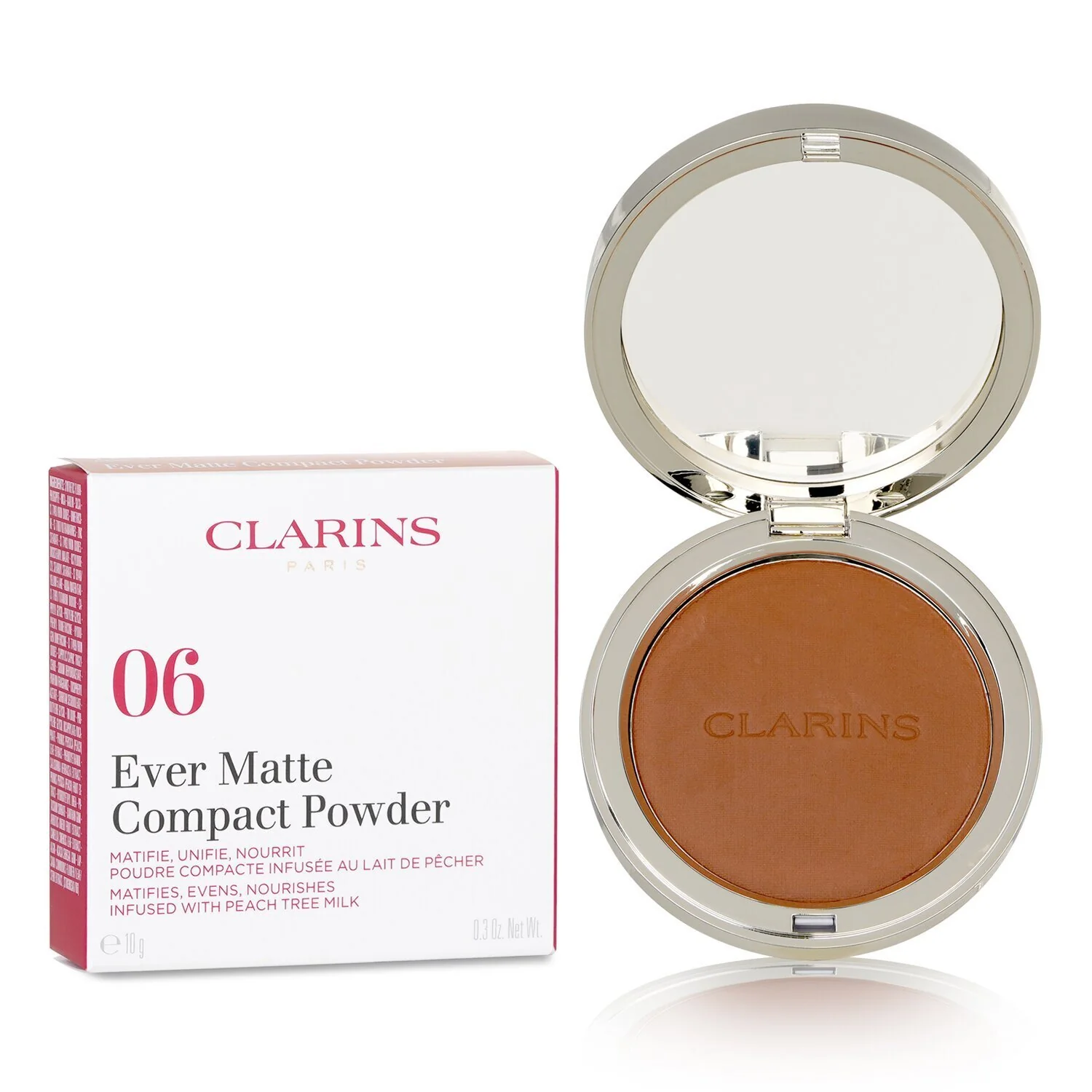 Clarins Ever Matte Compact Powder - # 05 Medium Deep  10g/0.3oz
