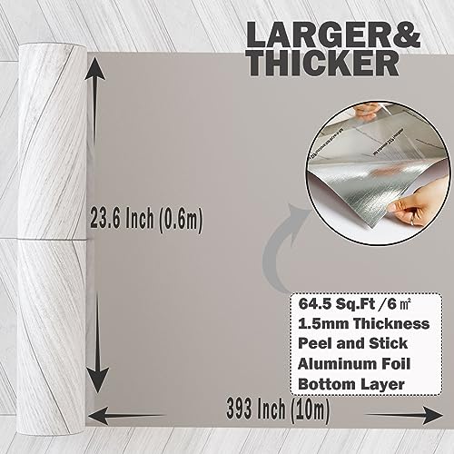 Oxdigi Peel and Stick Vinyl Flooring Roll 23