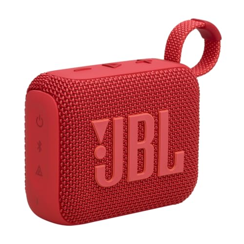 JBL Go 4 - Ultra-Portable, Waterproof and Dustproof Bluetooth Speaker, Big Pro Sound with Punchy bass, 7-Hour Built-in Battery, Made in Part with Recycled Materials (Black)