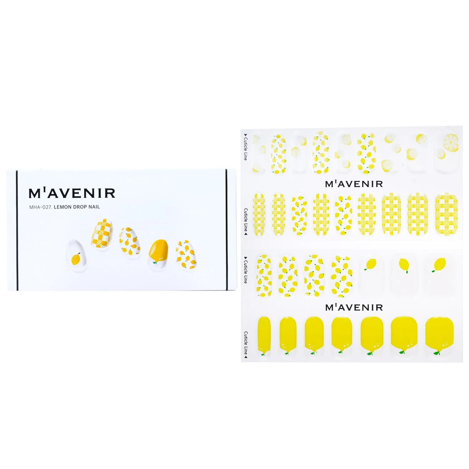 Mavenir Nail Sticker (Yellow) - # Brillante Pumpkin Nail  32pcs