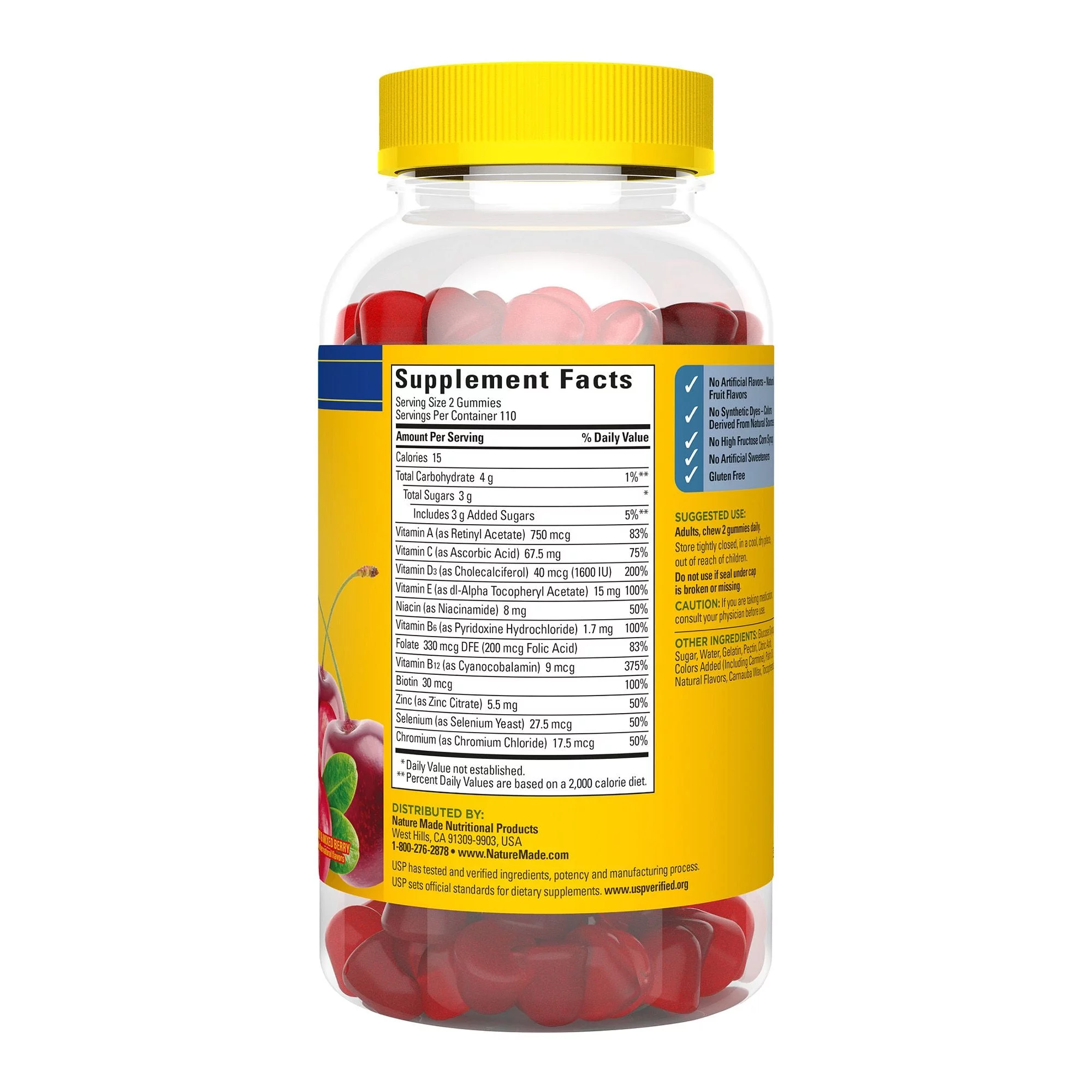 Nature Made Multivitamin for Him Gummies, 220 ct(2 Pack)