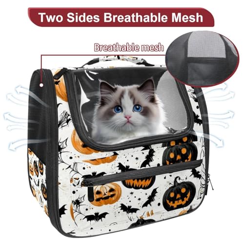 Halloween Pet Carrier Soft Sided Carrier for Small Medium Cats Dogs