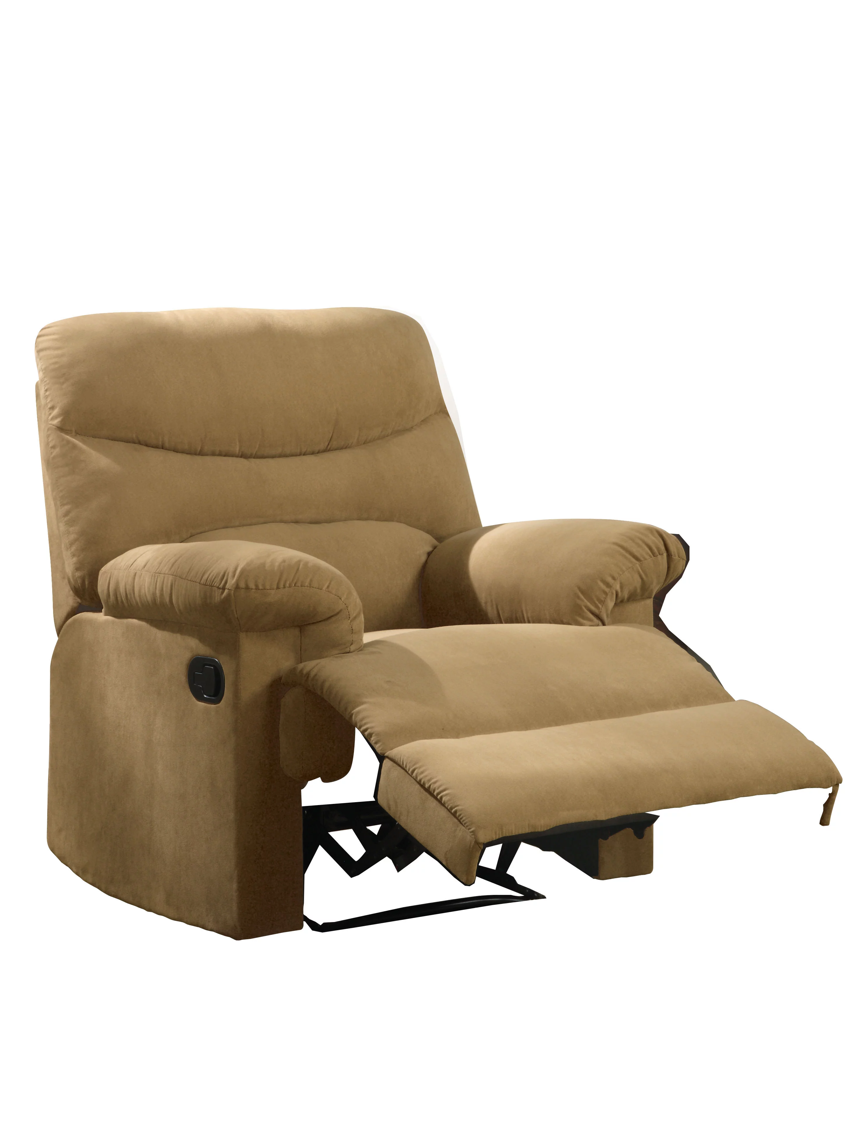 Acme Furniture Arcadia Recliner in Light Brown Microfiber