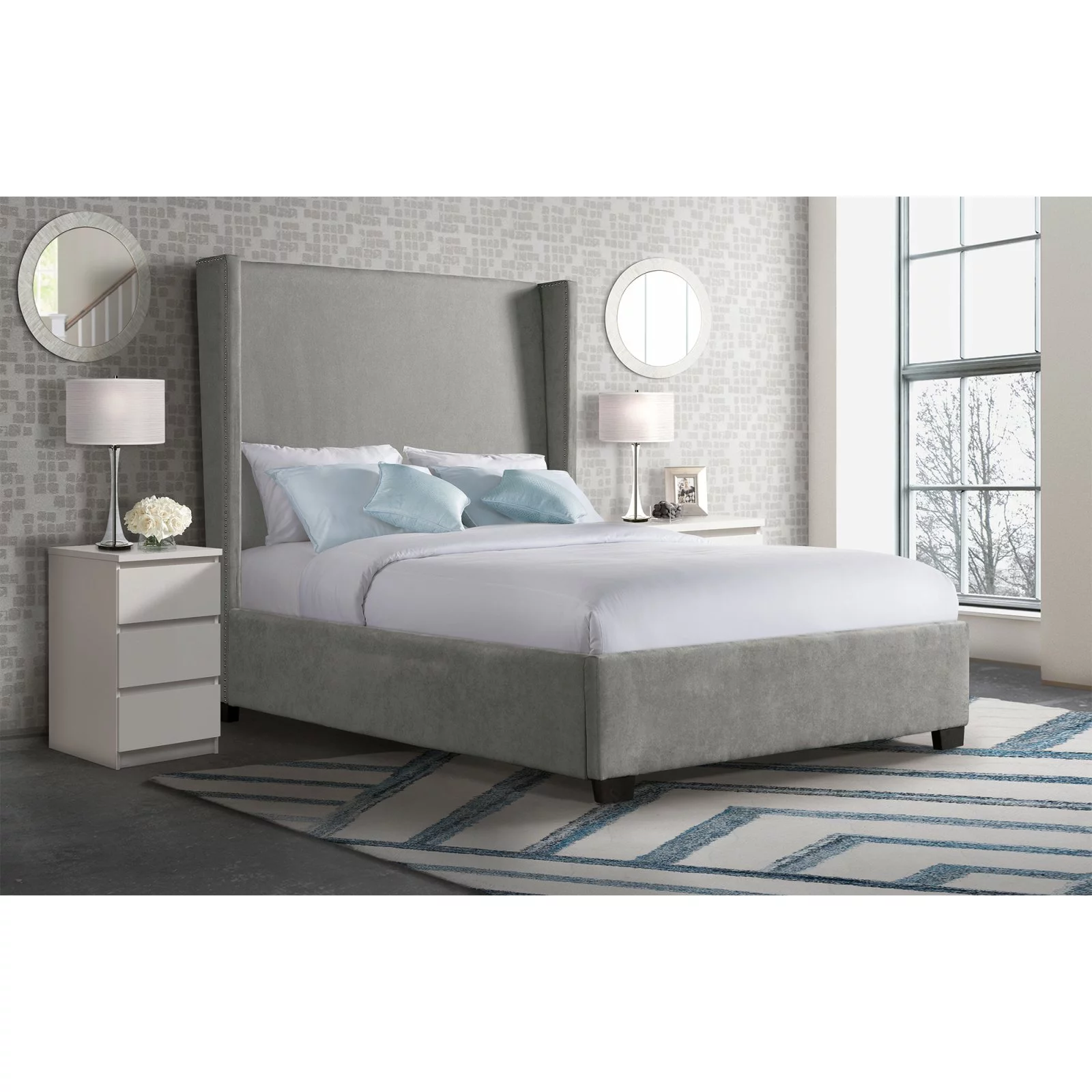 Picket House Furnishings Fiona Queen Upholstered Bed